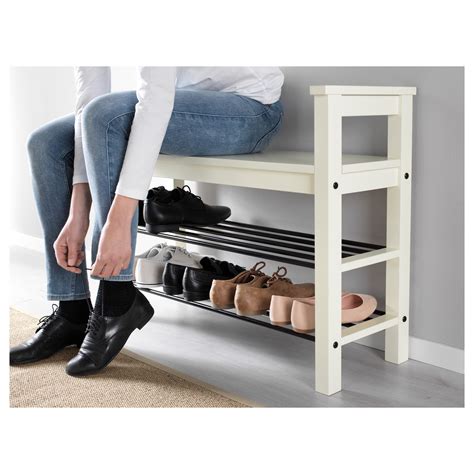 ikea hemnes bench with shoe storage